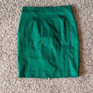 Green Bodycon Pencil Skirt